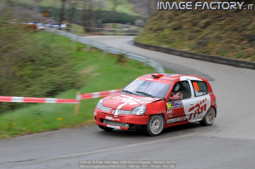2008-04-19 Rally 1000 Miglia 0566 Bracco-Rappoldi - Renault Clio RS